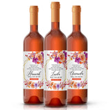 Autumn Colors Bridesmaid Proposal Wine Label - XOXOKristen