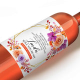 Autumn Colors Bridesmaid Proposal Wine Label - XOXOKristen