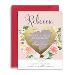 Blush Garden Beauties Scratch - off Proposal Card - XOXOKristen