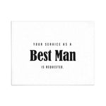 Bolded Best Man - Best Man Proposal Card - XOXOKristen