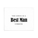 Bolded Best Man - Best Man Proposal Card - XOXOKristen