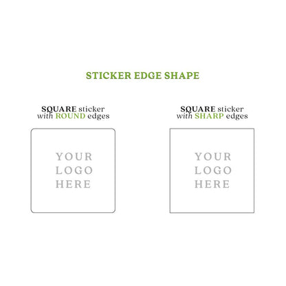 Custom product labeling sticker, waterproof, vinyl square logo label – XOXOKristen