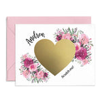 Dusty Rose Scratch off Card - XOXOKristen