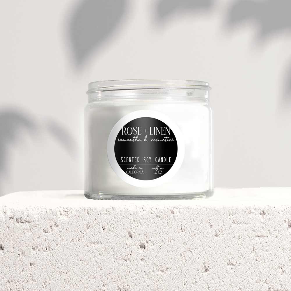 Elegant Round Custom Sticker for Product Labeling - XOXOKristen