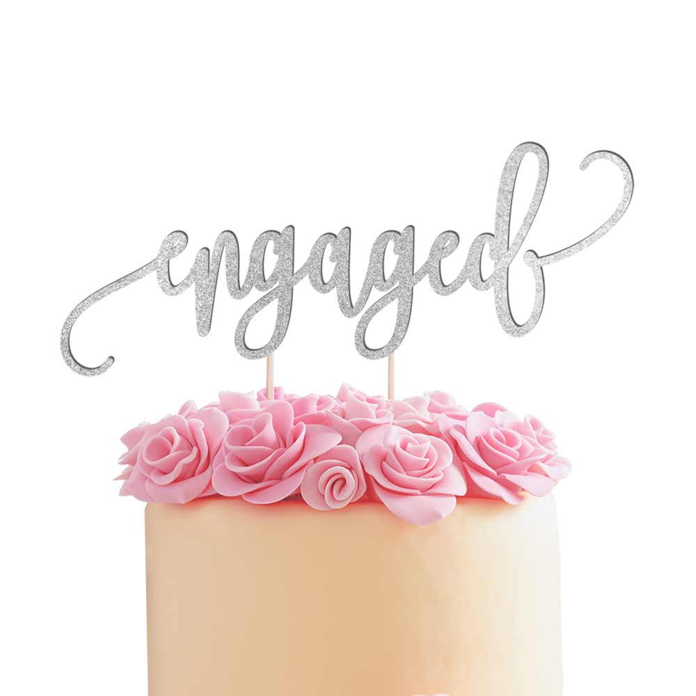 Engaged Cake Topper - XOXOKristen