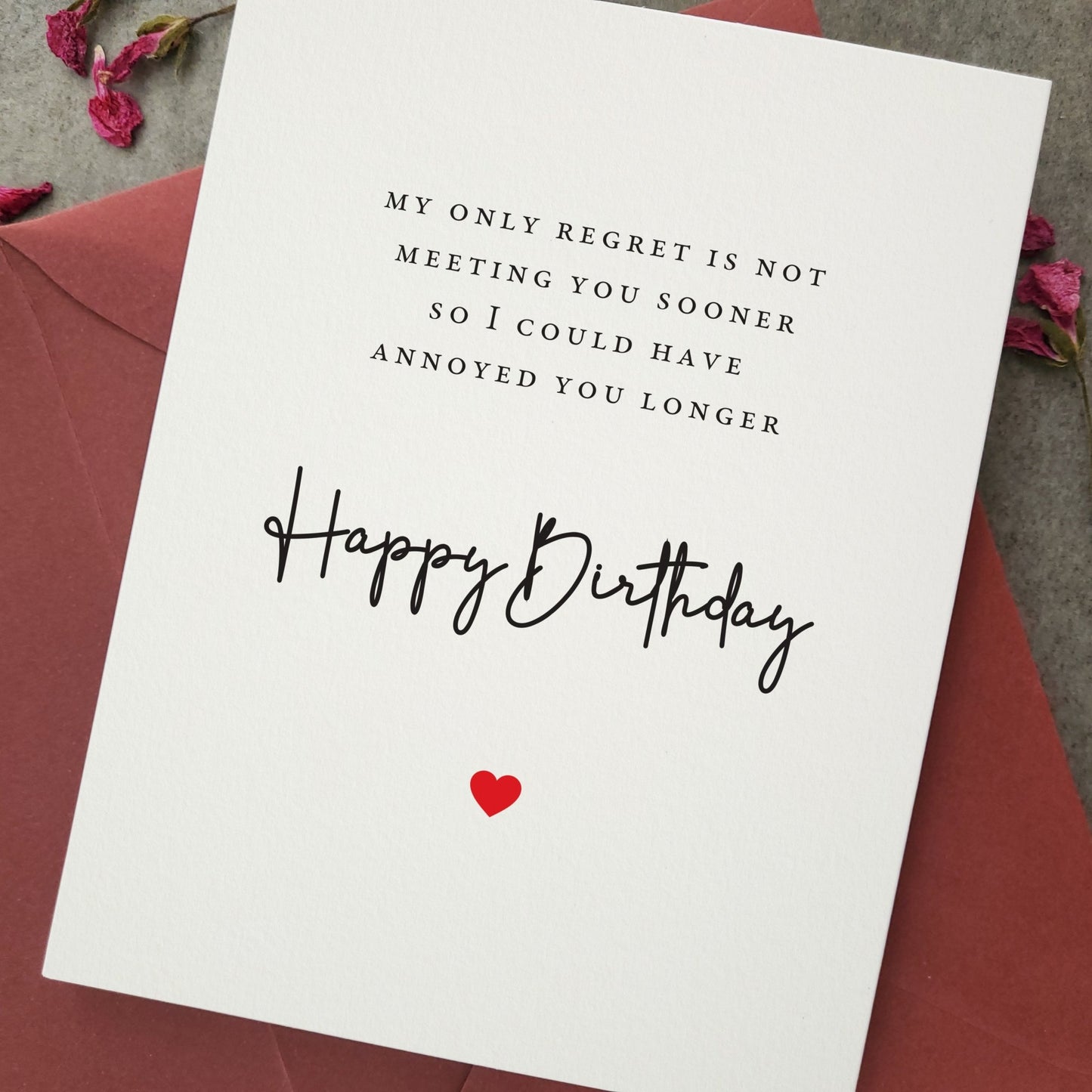 Funny Annoy You Birthday Card - XOXOKristen