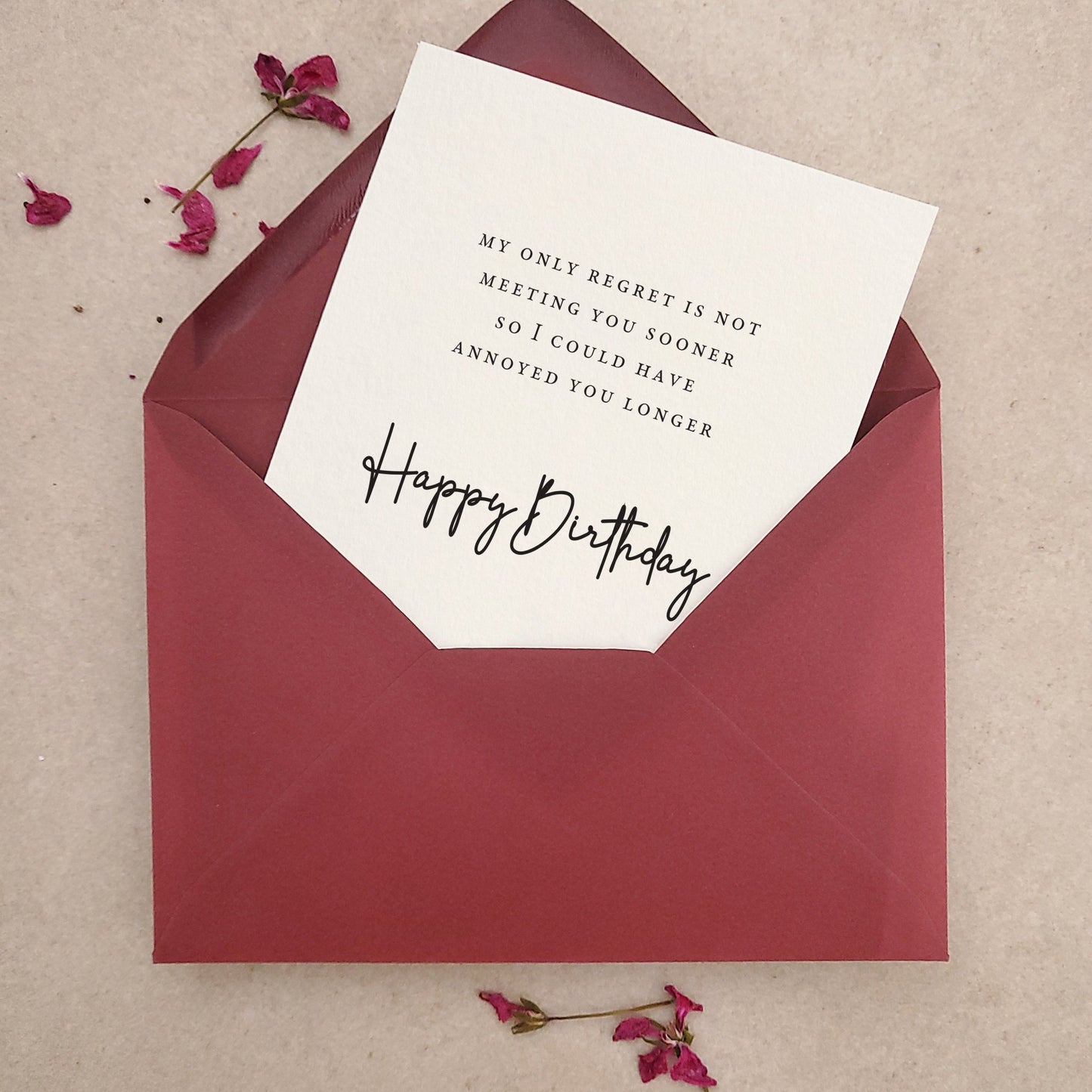 Funny Annoy You Birthday Card - XOXOKristen