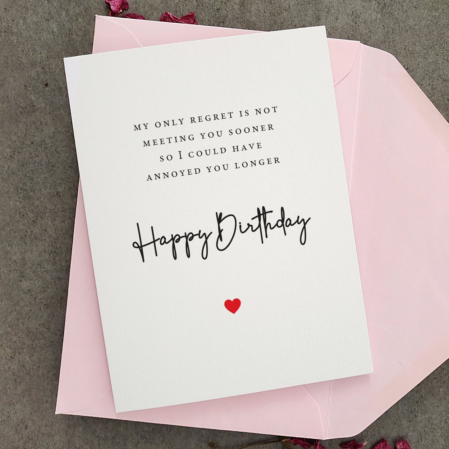 Funny Annoy You Birthday Card - XOXOKristen