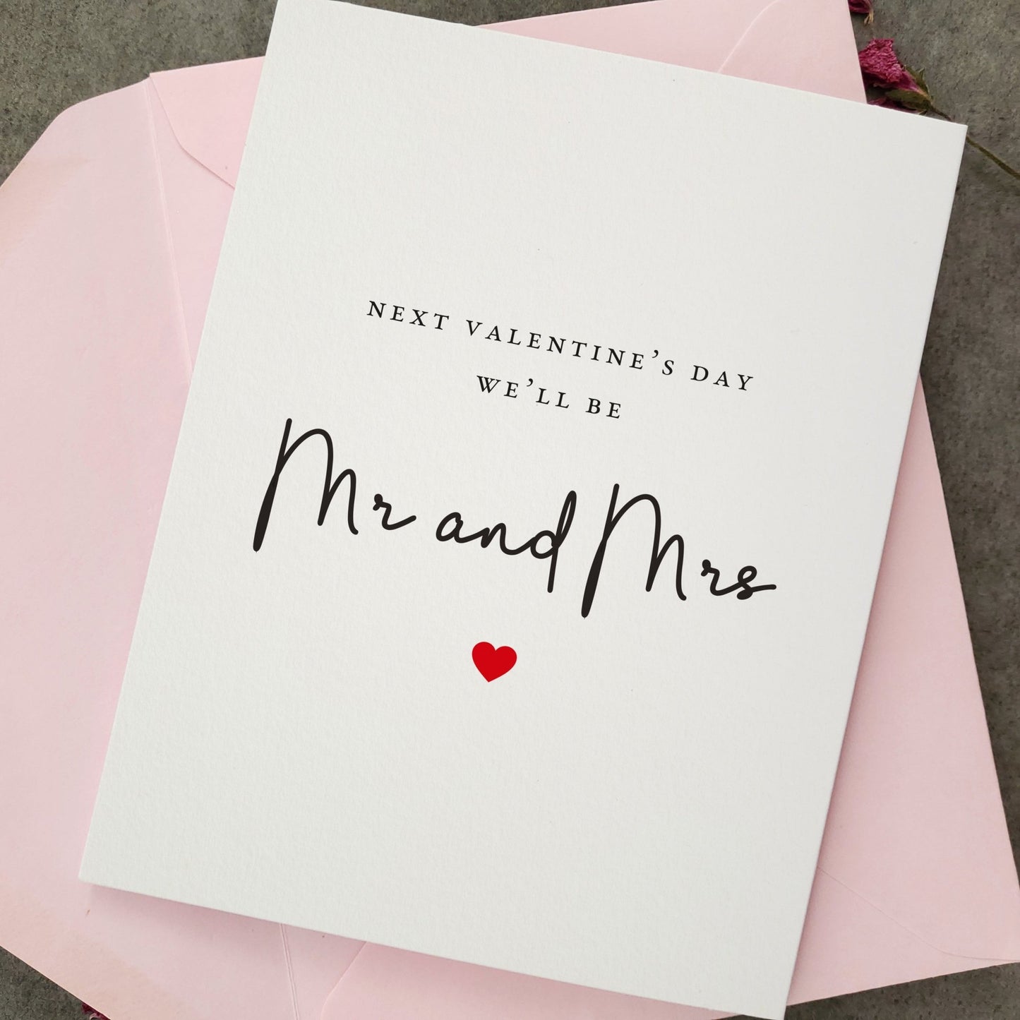 Future Mr and Mrs Valentines Day Card - XOXOKristen
