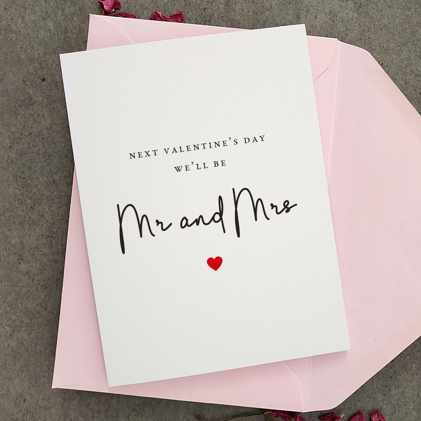 Future Mr and Mrs Valentines Day Card - XOXOKristen