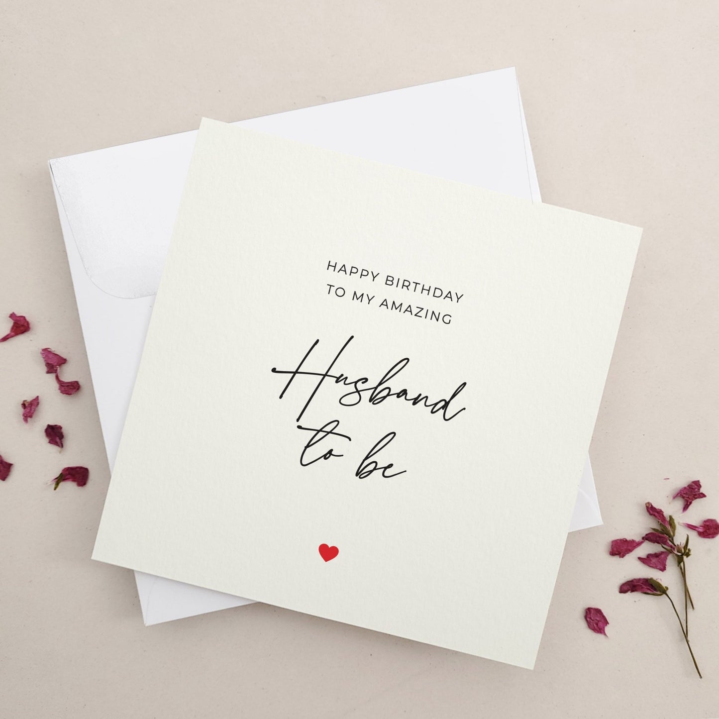 Happy Birthday Card for Husband to be - XOXOKristen