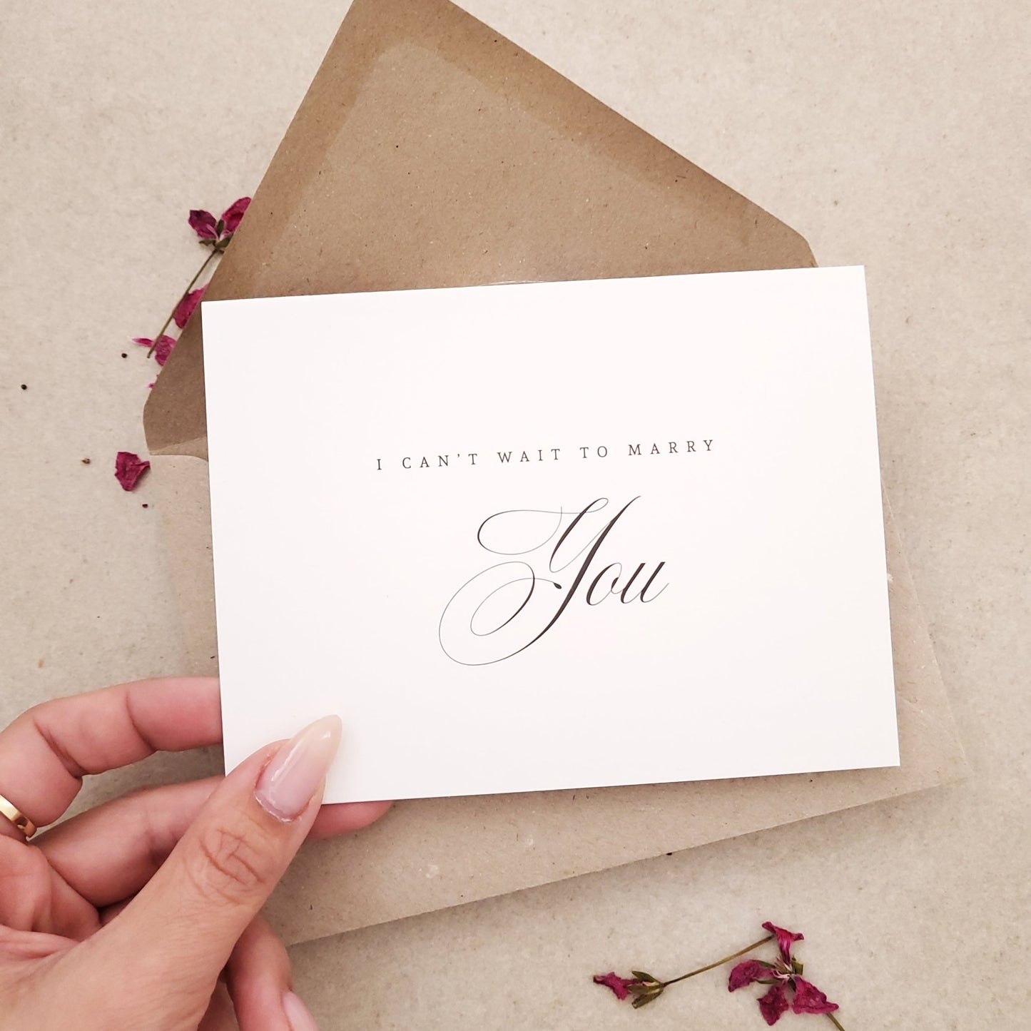 I can’t Wait to Marry You Card - XOXOKristen