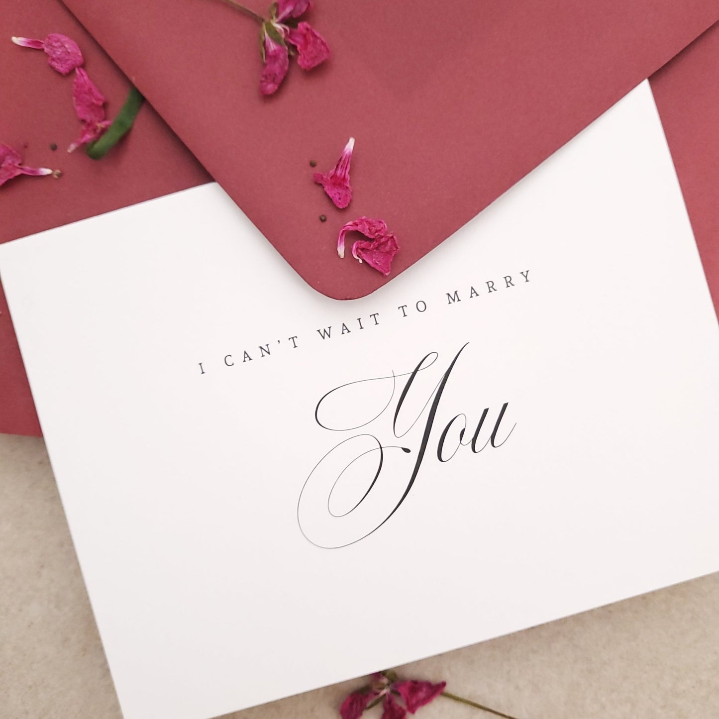 I can’t Wait to Marry You Card - XOXOKristen