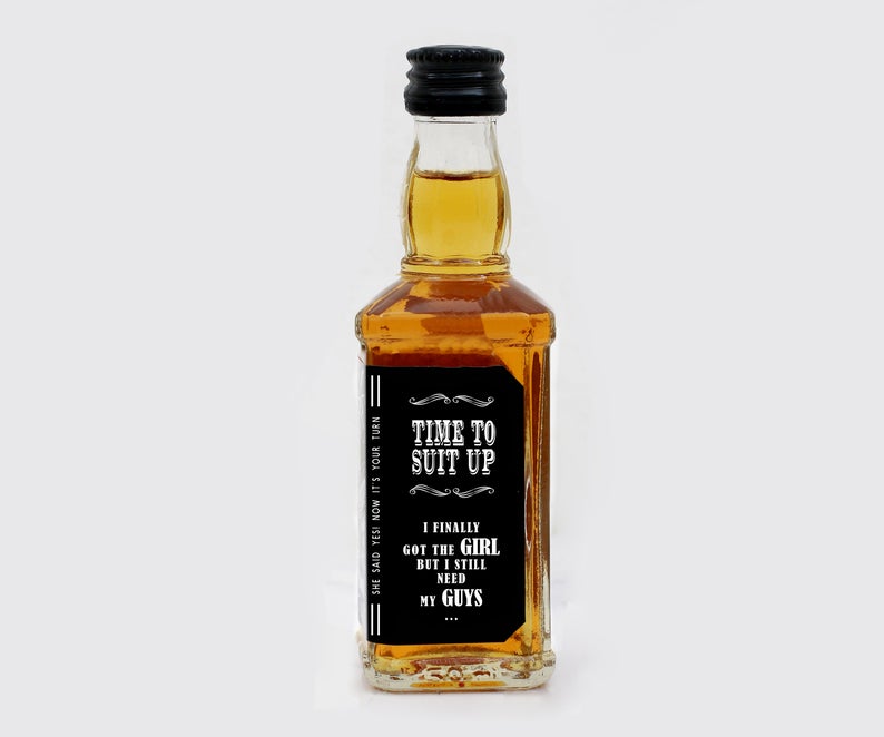 Personalized groomsman proposal whiskey label - XOXOKrsiten