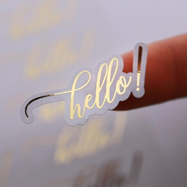 Gold foiled agenda planner stickers with gold foil - XOXOKristen