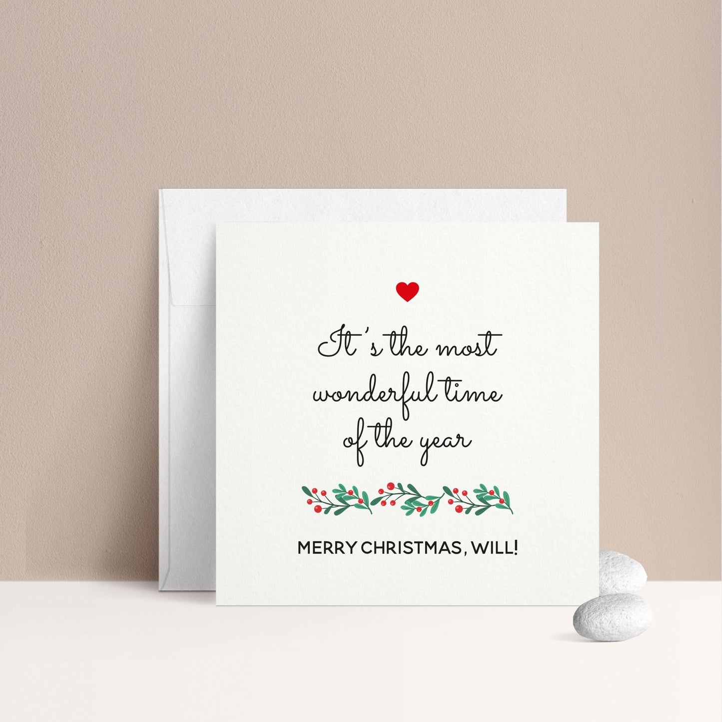 It’s the most Wonderful Time of the Year Personalised Card - XOXOKristen