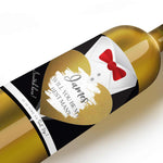 It's Time to Suit Up Groomsman Proposal Wine Label - XOXOKristen