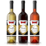 It's Time to Suit Up Groomsman Proposal Wine Label - XOXOKristen
