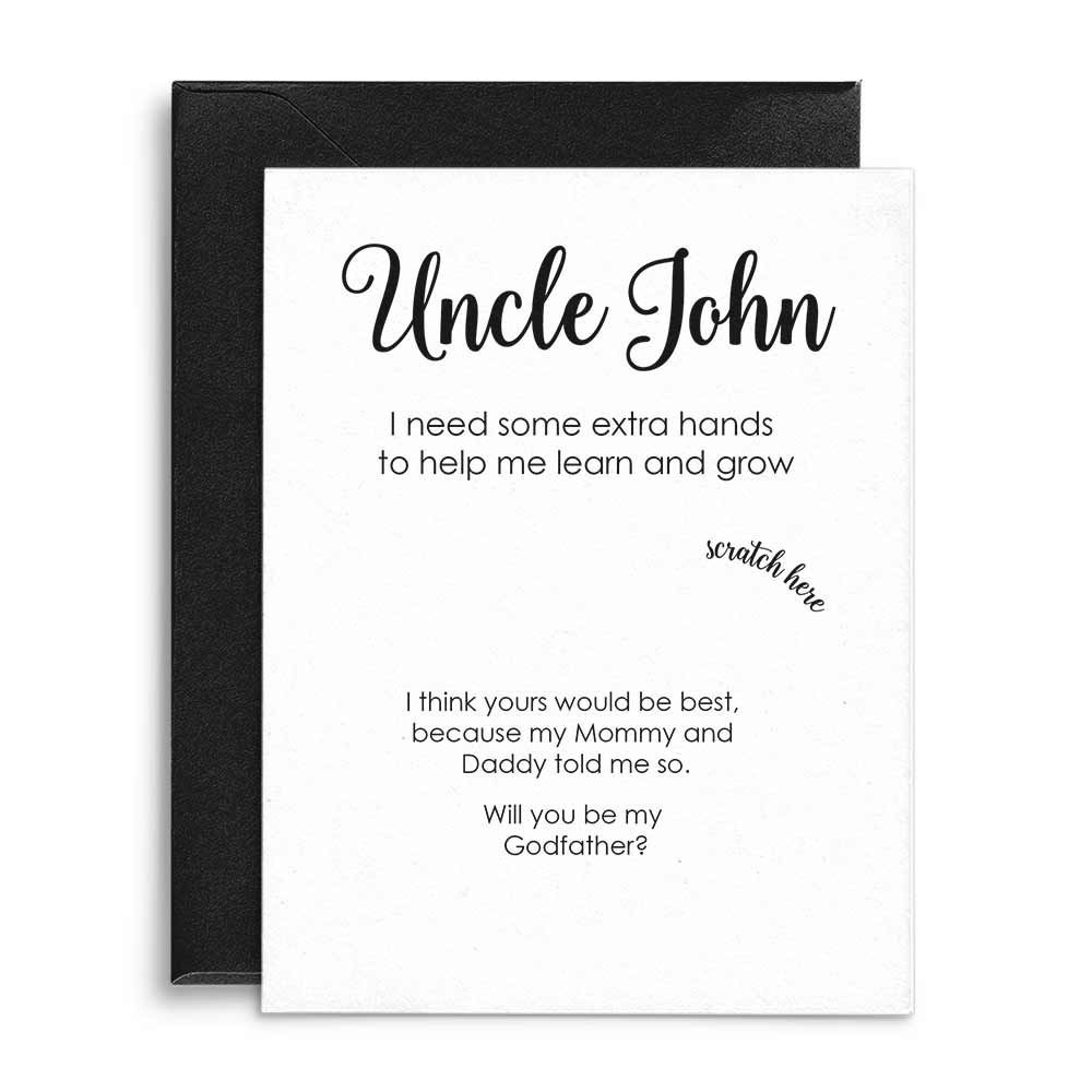 John Godfather Scratch - off Proposal Card - XOXOKristen