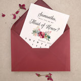 Maid of Honor Proposal Calendar Card - XOXOKristen