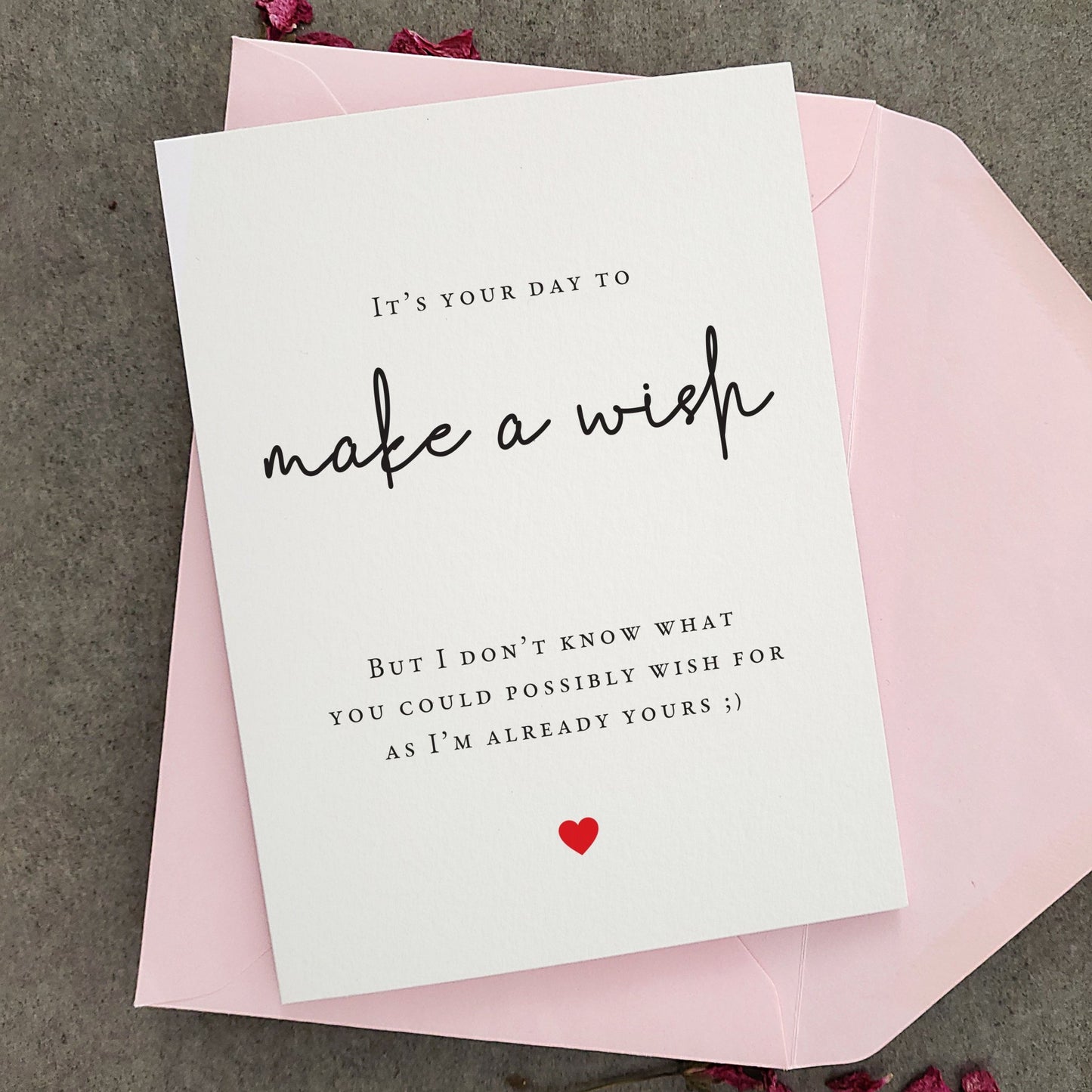 Make a Wish Birthday Gift Card - XOXOKristen