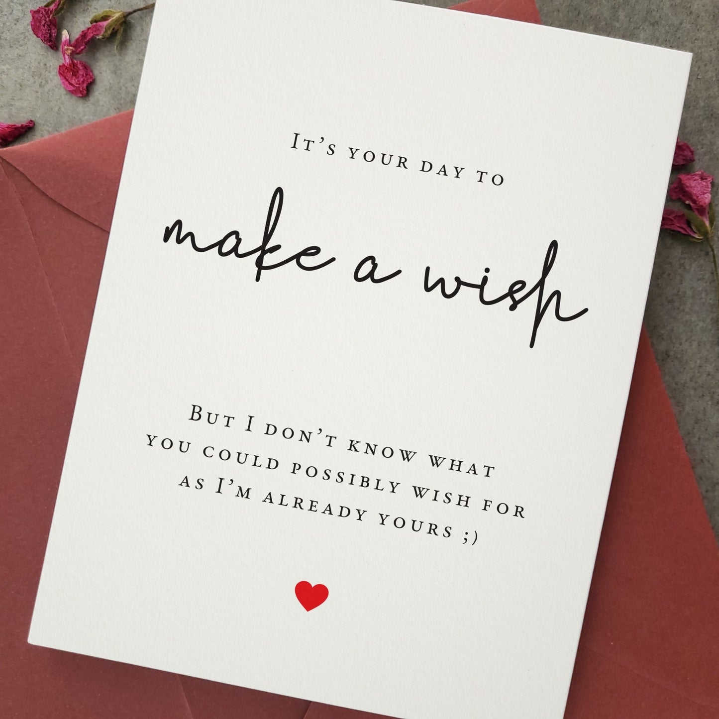 Make a Wish Birthday Gift Card - XOXOKristen