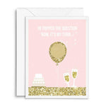 Pink Champagne Moments Scratch - off Proposal Card - XOXOKristen