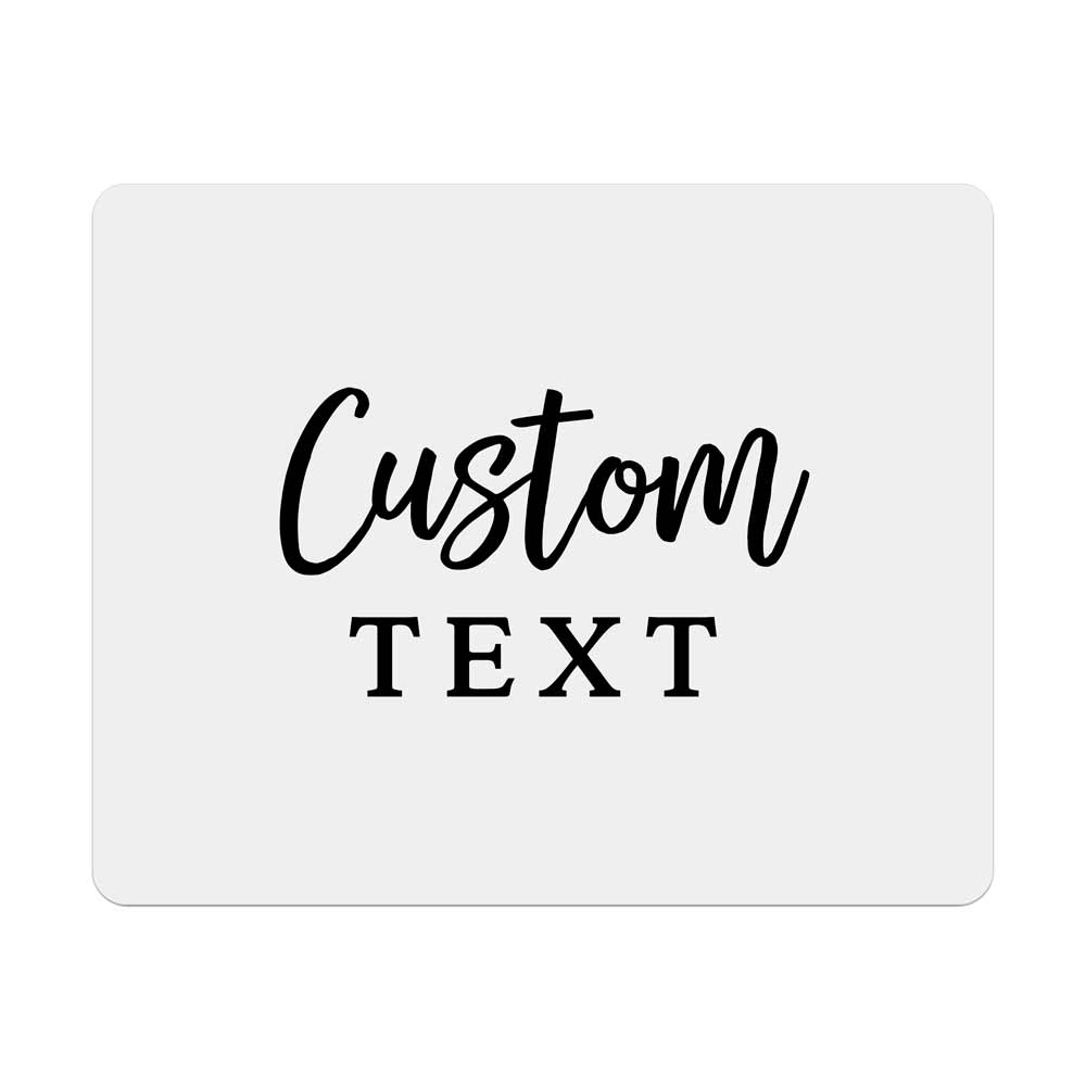 Rectangle Clear Foiled Label with Custom Text - XOXOKristen