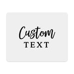 Rectangle Clear Foiled Label with Custom Text - XOXOKristen