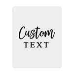 Rectangle Clear Foiled Label with Custom Text - XOXOKristen