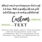 Rectangle Clear Foiled Label with Custom Text - XOXOKristen