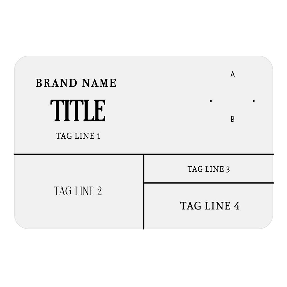 Rectangle Personalized Gold Foiled Candle Label - XOXOKristen
