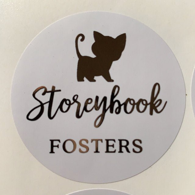 Round Clear Custom Logo Sticker for Branding & Product Labeling - XOXOKristen