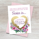 Scratch - off Maid of Honor Proposal Card for Sister - XOXOKristen