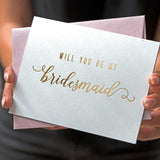 Simply Elegant Bridesmaid Proposal Card - XOXOKristen