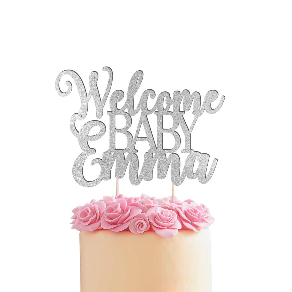 Welcome Baby Cake Topper - XOXOKristen