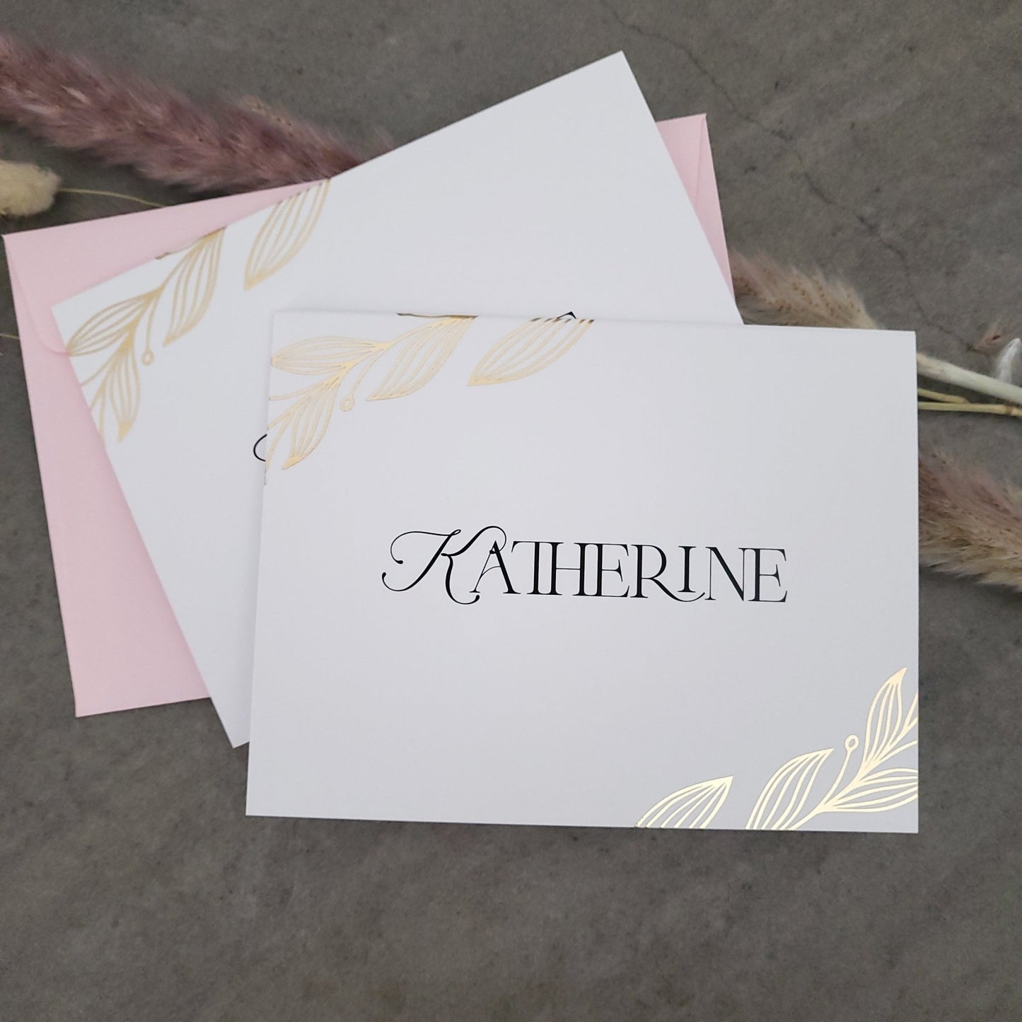 White and Gold Will you be my Bridesmaid Proposal Card - XOXOKristen