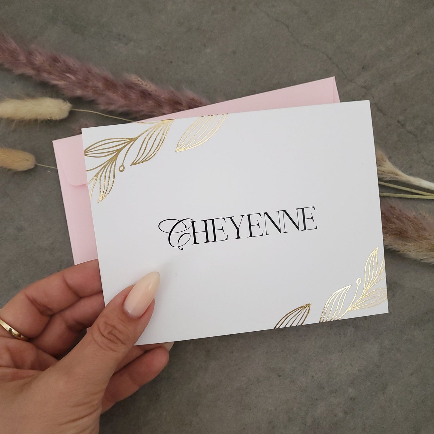 White and Gold Will you be my Bridesmaid Proposal Card - XOXOKristen