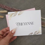 White and Gold Will you be my Bridesmaid Proposal Card - XOXOKristen