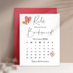 Will you be my Bridesmaid Wedding Card - XOXOKristen