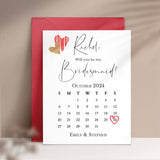 Will you be my Bridesmaid Wedding Card - XOXOKristen