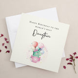 World’s Best Daughter Birthday Card - XOXOKristen
