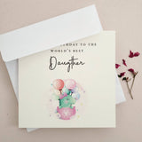 World’s Best Daughter Birthday Card - XOXOKristen