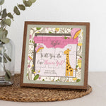 Giraffe Flower Girl Puzzle - XOXOKristen