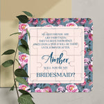 Blush & Blue Best Friends Bridesmaid Puzzle - XOXOKristen