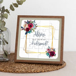 Boho Flowers & Gold Frame Bridesmaid Puzzle - XOXOKristen