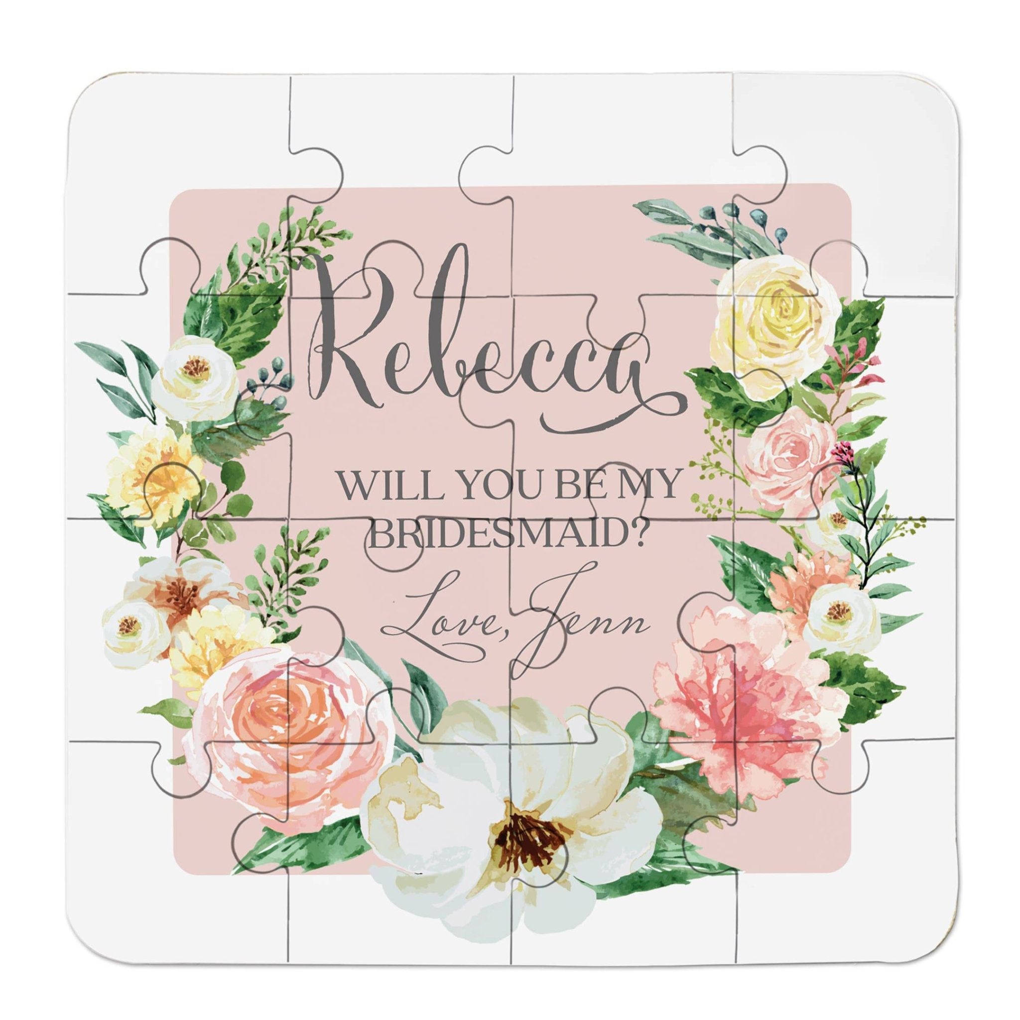 Botanical Bridesmaid Puzzle - XOXOKristen