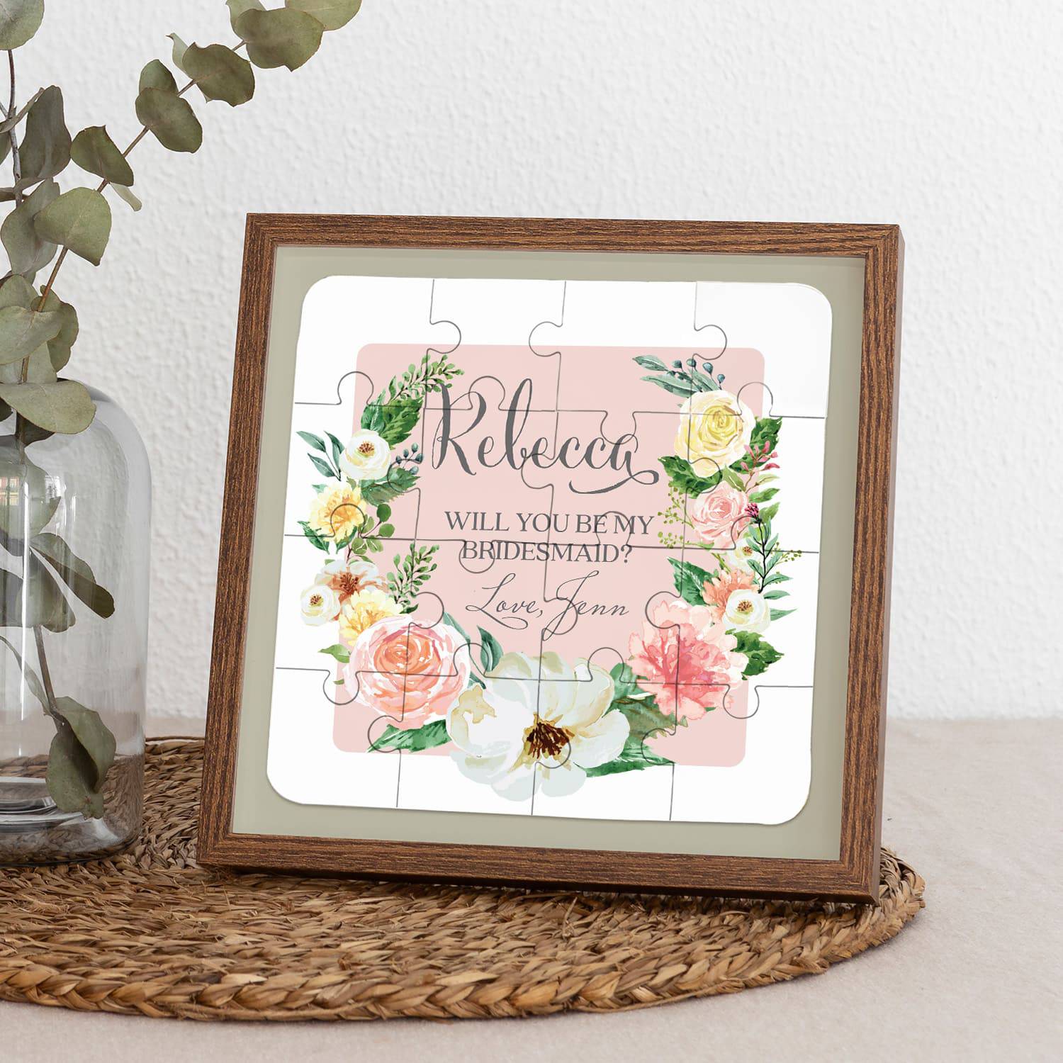 Botanical Bridesmaid Puzzle - XOXOKristen