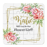 Peony Pink Flower Girl Puzzle - XOXOKristen