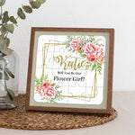 Peony Pink Flower Girl Puzzle - XOXOKristen